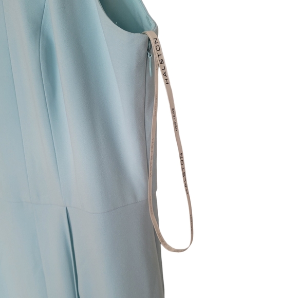 Harlston Heritage Sleeveless Assymetric -Neck Evening Gown w/Flowy Drape size 8 - Picture 12 of 13